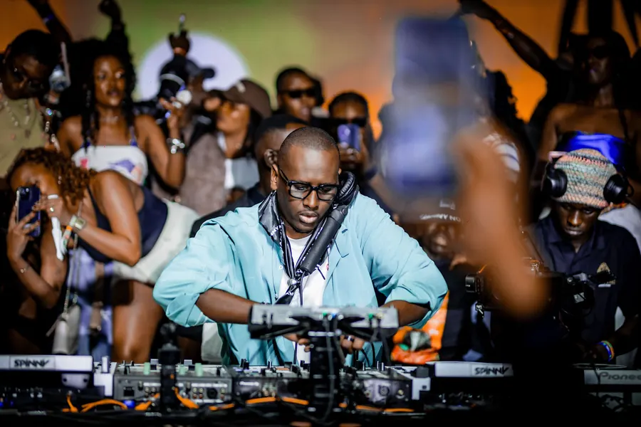 DJ Spinny on the decks, Spinny and Friends Kampala 2025