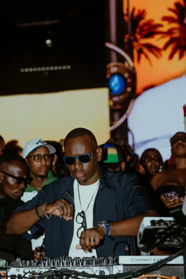 In the crowd, Spinny and Friends Kigali