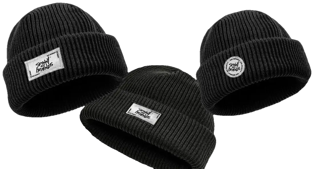 Patch Beanie, black